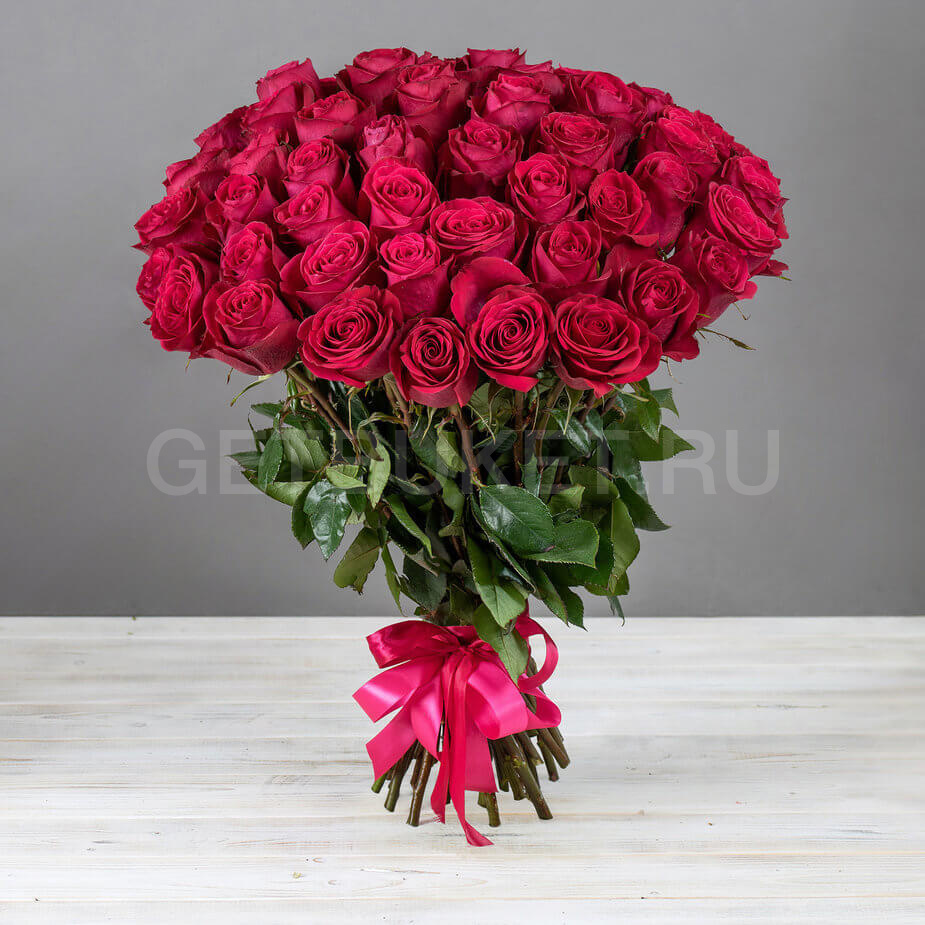 62960 Букет из 51 алой розы